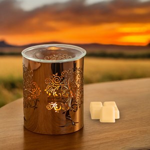 Brûle parfum série métally arbre sacré