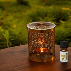 Brûle parfum série métally leaves