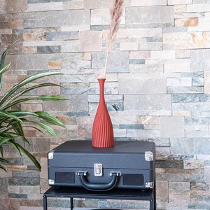 Vase codali - 39cm - rouge