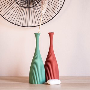 Vase codali - 25cm - vert