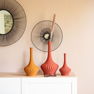 Vase aquilon - 25cm - rouge