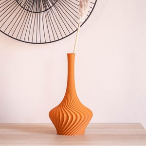 Vase aquilon - 25cm - orange