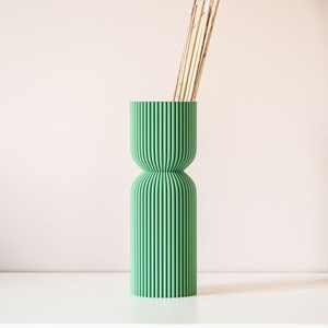 Vase diabolo - 25cm - vert