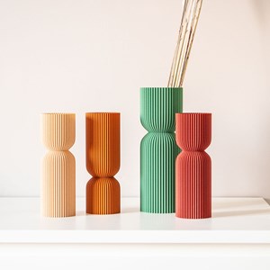 Vase diabolo - 25cm - vert