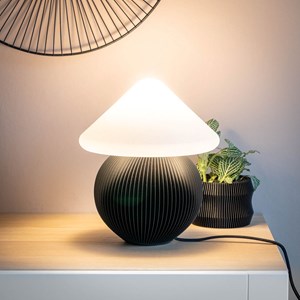 Lampe aurore - 36cm - noir