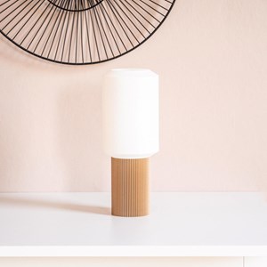 Lampe colluceo - 25cm - bois clair