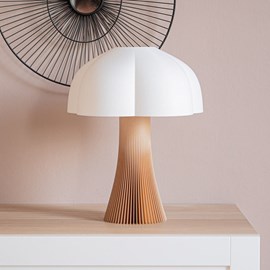 Lampe arborescence - 35cm - bois clair
