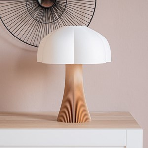 Lampe arborescence - 28cm - bois foncé