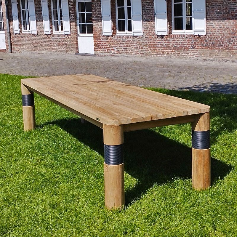 Table en teck recyclé 240 cm, galactus