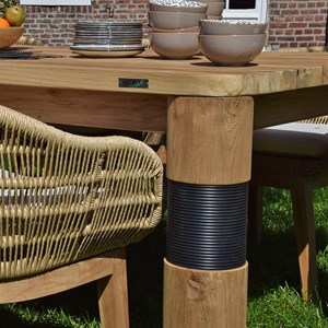 Table en teck recyclé 240 cm, galactus