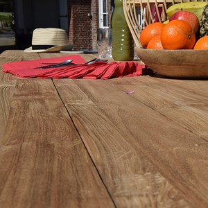 Table en teck recyclé 240 cm, galactus