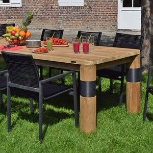 Table en teck recyclé 240 cm, galactus