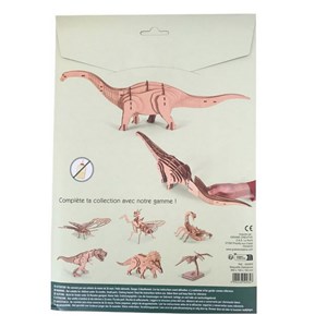 Maquette en bois 3d diplodocus 38 pcs