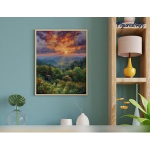 Peinture par numéro ours et coucher de .