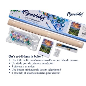 Peinture par numéro ours et coucher de .