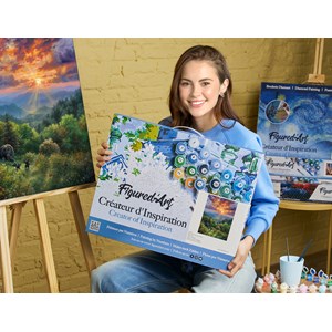 Peinture par numéro ours et coucher de .