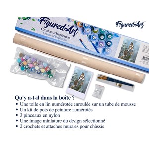 Peinture par numéro ecureuil perché