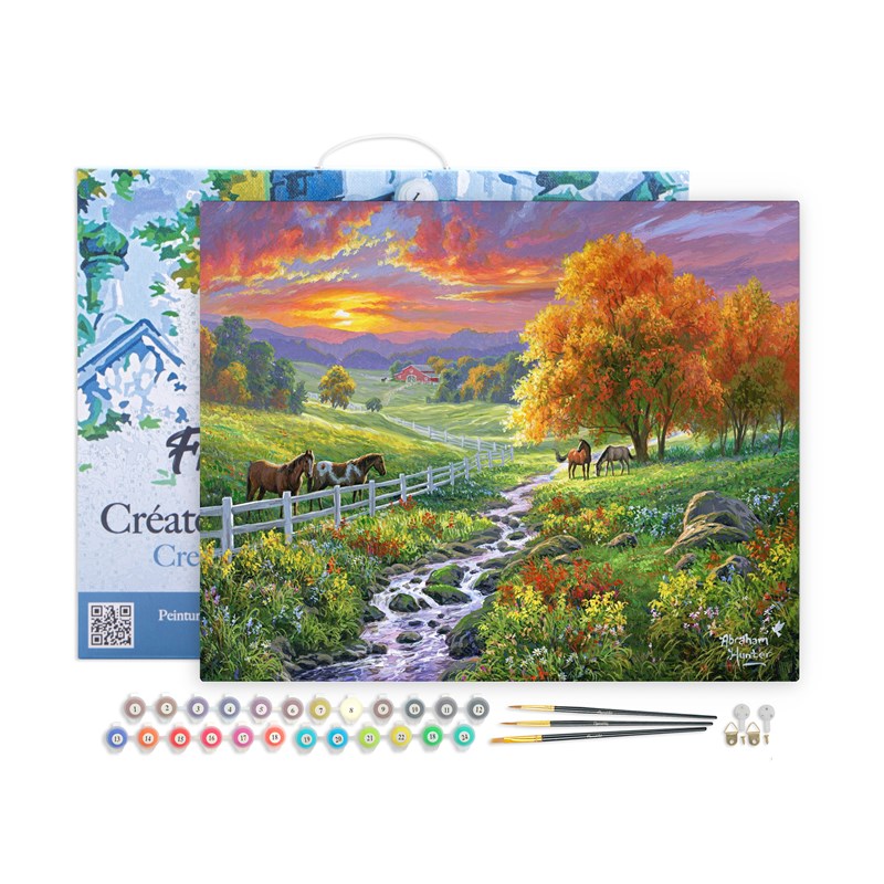 Figured'Art - Peinture par numéro prairie ensoleillée