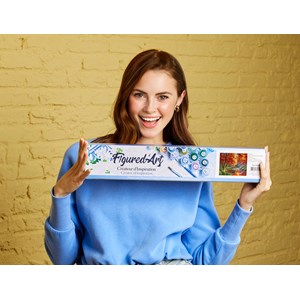 Peinture par numéro rivière d'automne .