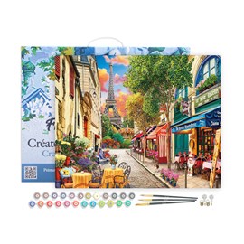 Peinture par numéro ruelle à paris