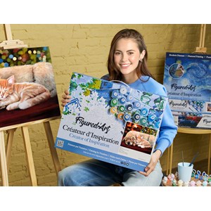 Peinture par numéro sieste entre amis