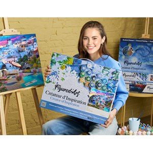 Peinture par numéro paysage de grèce