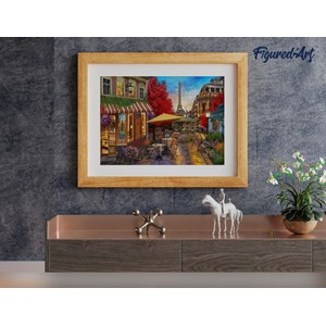 Peinture par numéro terrasse à paris