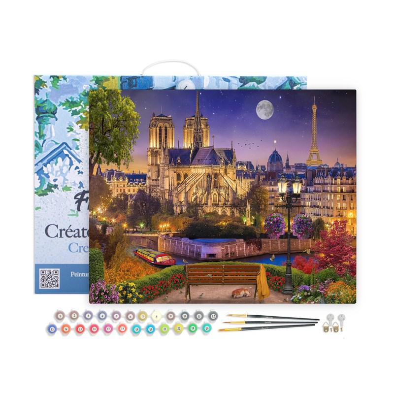 Figured'Art - Peinture par numéro notre-dame etoilée