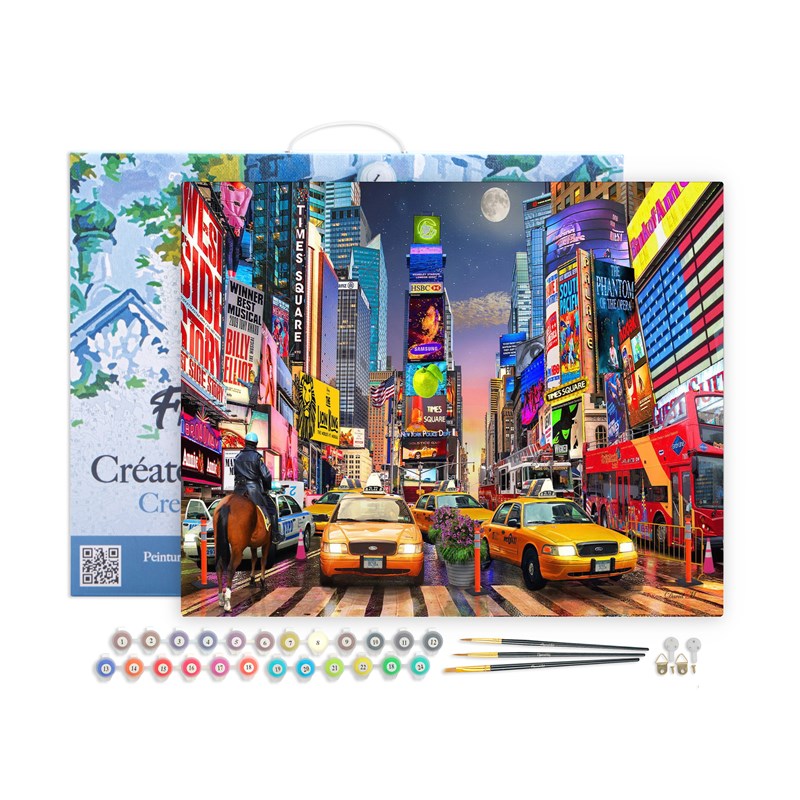 Peinture par numéro nuit à timesquare