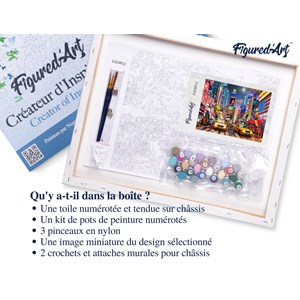 Peinture par numéro nuit à timesquare