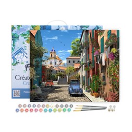 Peinture par numéro ruelle et 2 cv