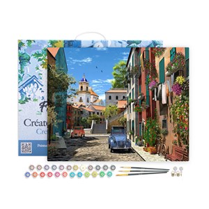 Peinture par numéro ruelle et 2 cv