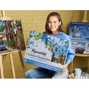 Peinture par numéro ruelle et 2 cv