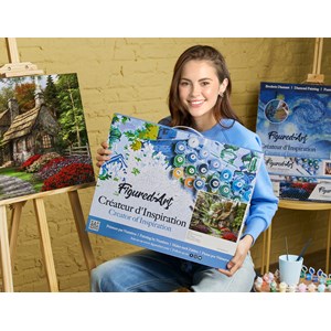 Peinture par numéro paysage de campagne