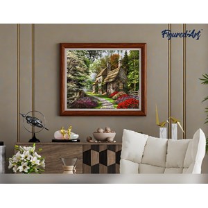 Peinture par numéro paysage de campagne