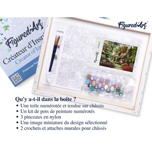 Peinture par numéro paysage de campagne