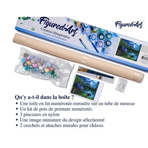 Peinture par numéro lac nocturne