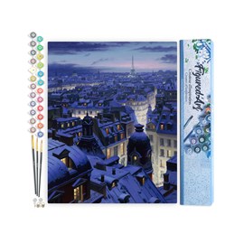 Peinture par numéro toits de paris