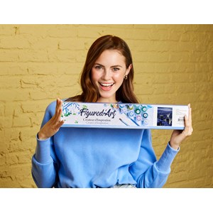 Peinture par numéro toits de paris