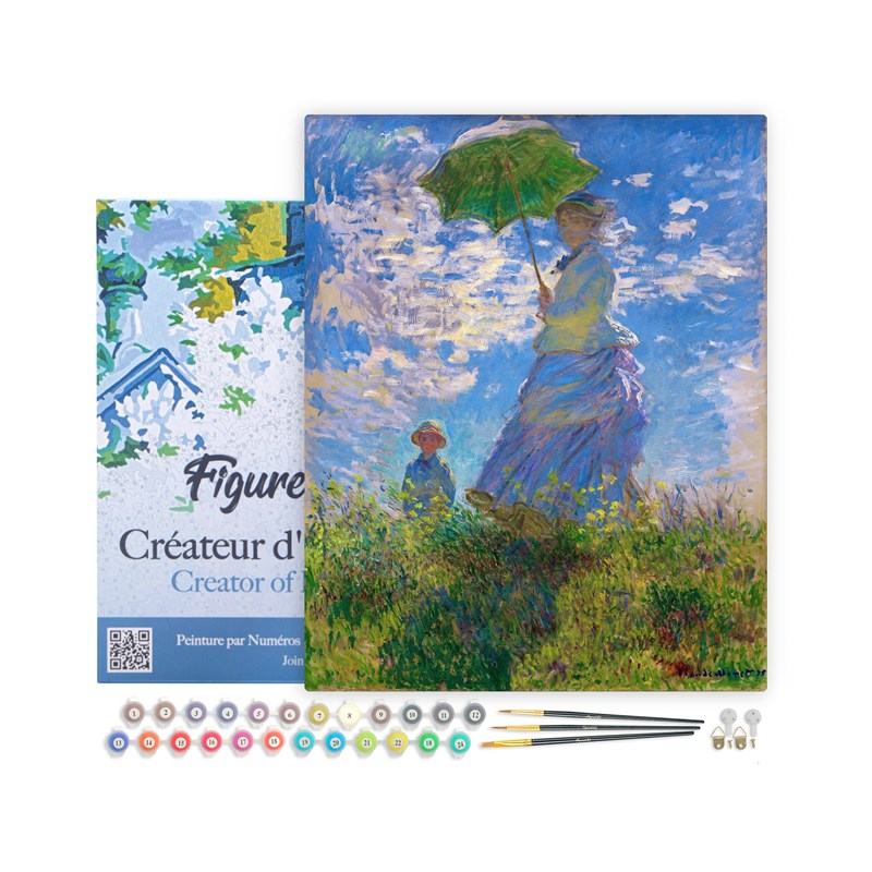 Figured'Art - Peinture par numéro la promenade - monet