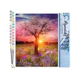 Peinture par numéro arbre corps de femme