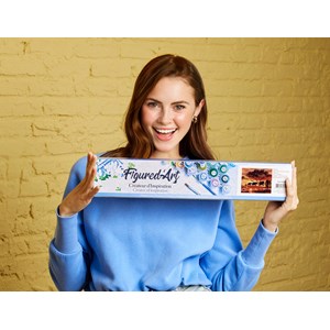 Peinture par numéro eléphants au .