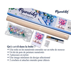 Peinture par numéro lâcher de ballons à.