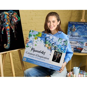Peinture par numéro peinture elephant