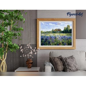 Peinture par numéro a la campagne