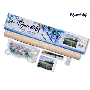 Peinture par numéro a la campagne