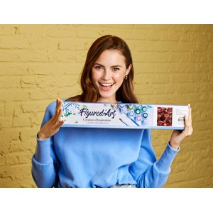 Peinture par numéro fleurs romantiques