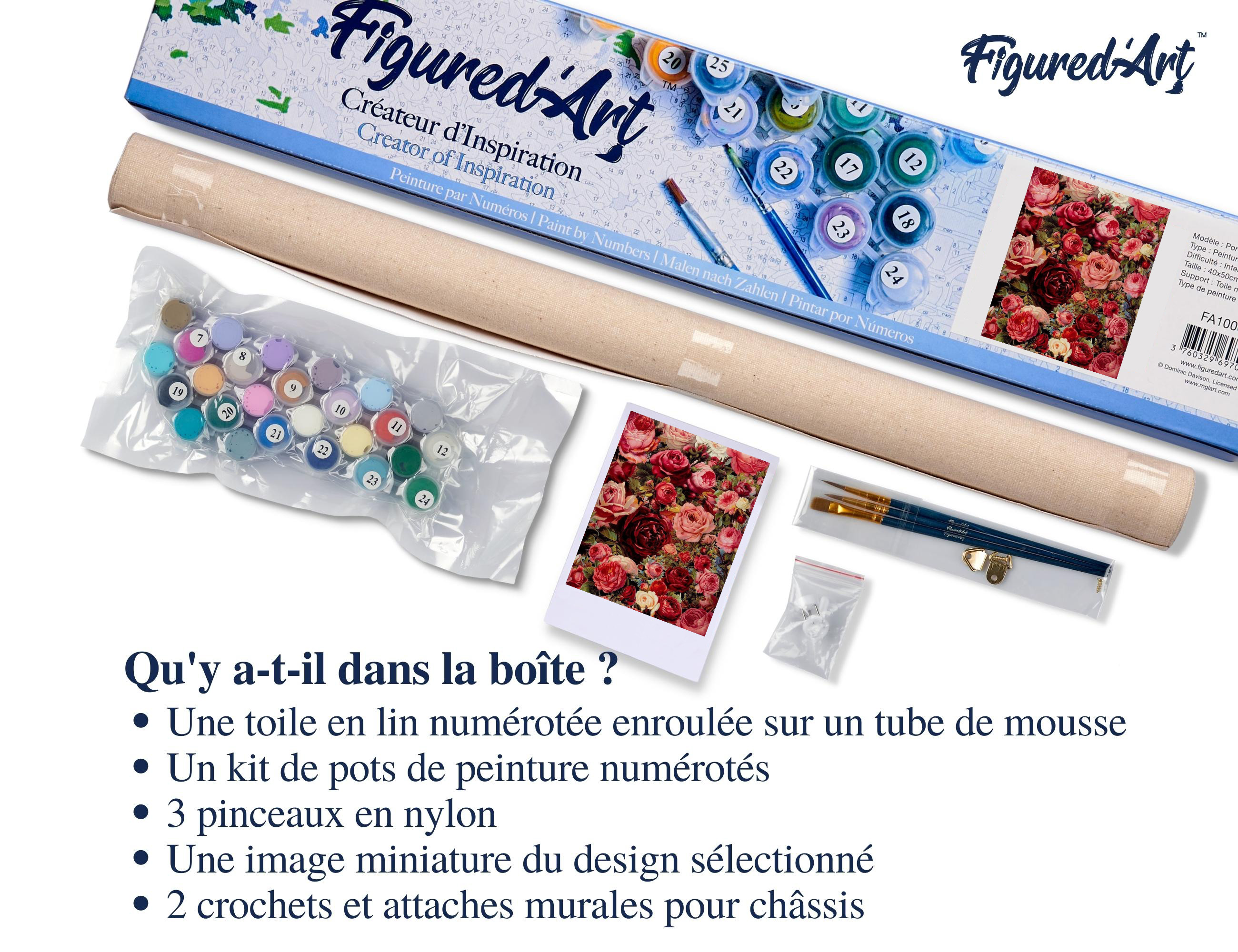 Schipper 609130789 Peinture par numéro Fleurs printanières pour Adultes