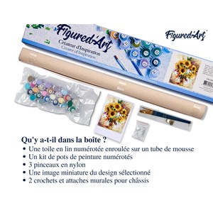 Peinture par numéro jolis tournesols