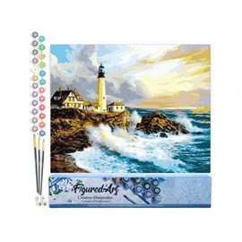 Peinture par numéro tempête près du .